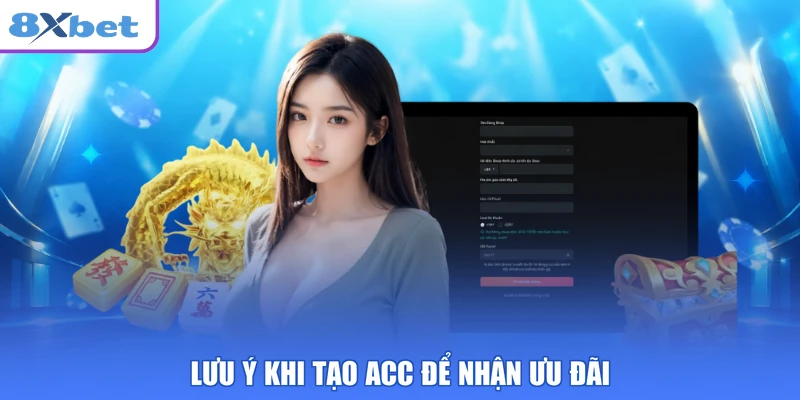 Lưu ý khi tạo acc để nhận ưu đãi